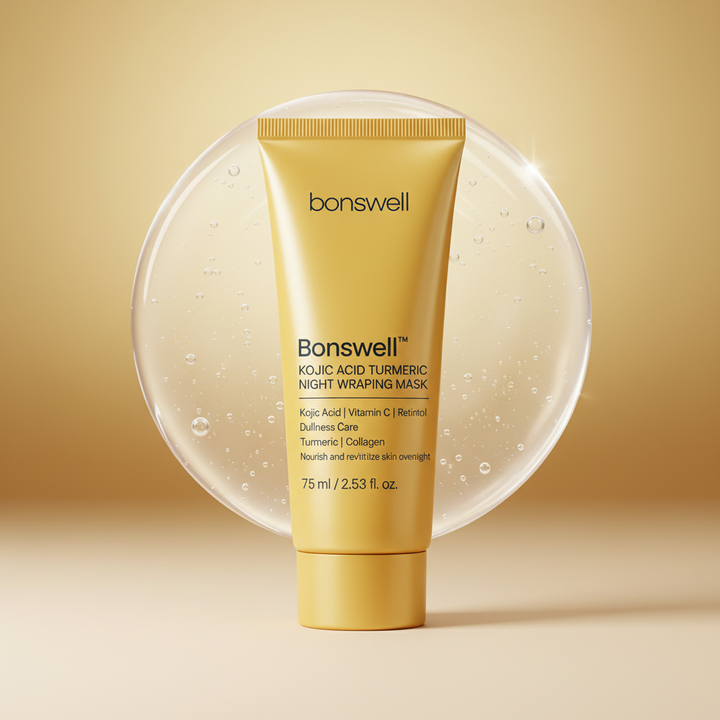 Kojic Acid Turmeric Overnight Mask – Fade Dark Spots & Wake Up Glowing