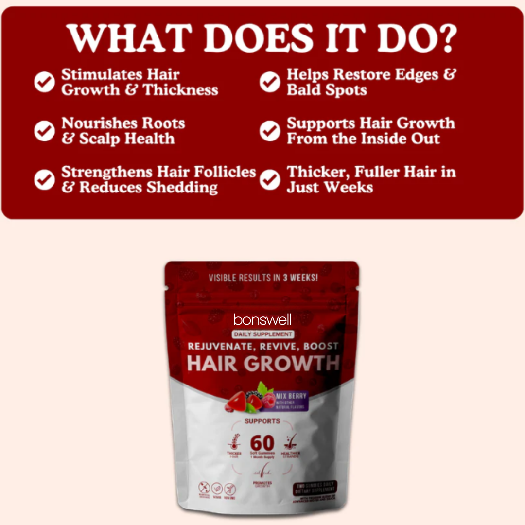 Rejuvenate, Revive & Boost – Visible Hair Growth in 3 Weeks