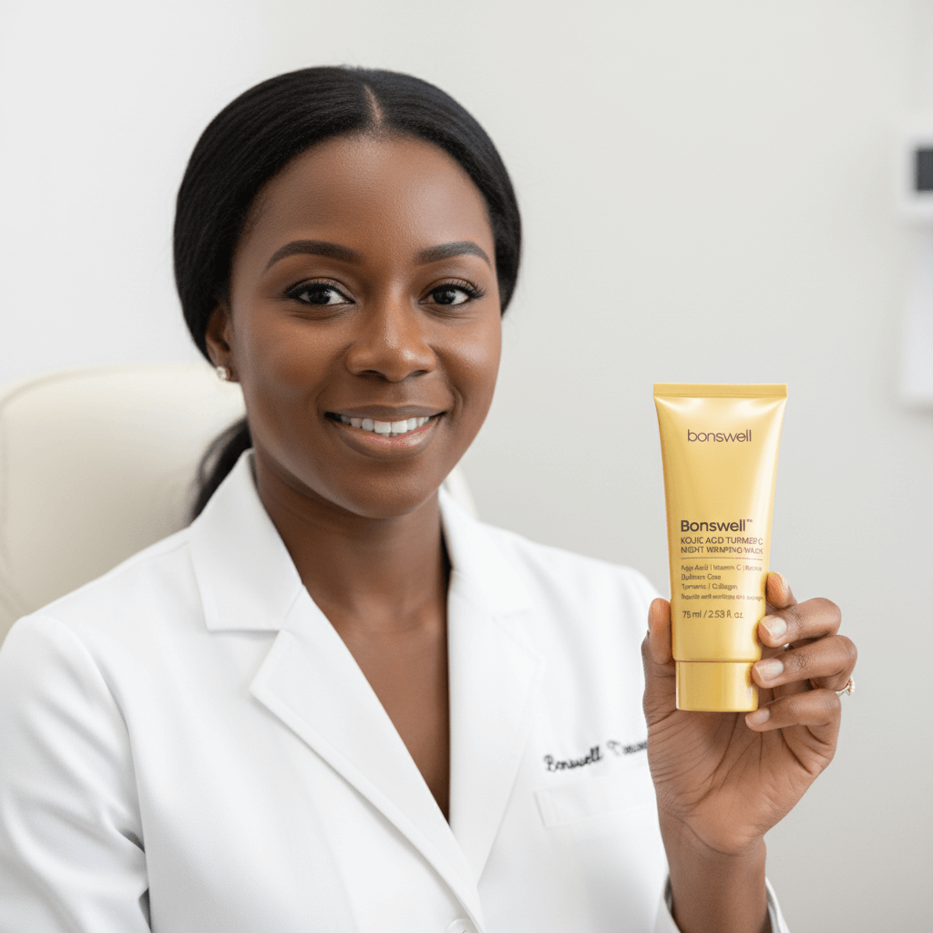 Kojic Acid Turmeric Overnight Mask – Fade Dark Spots & Wake Up Glowing