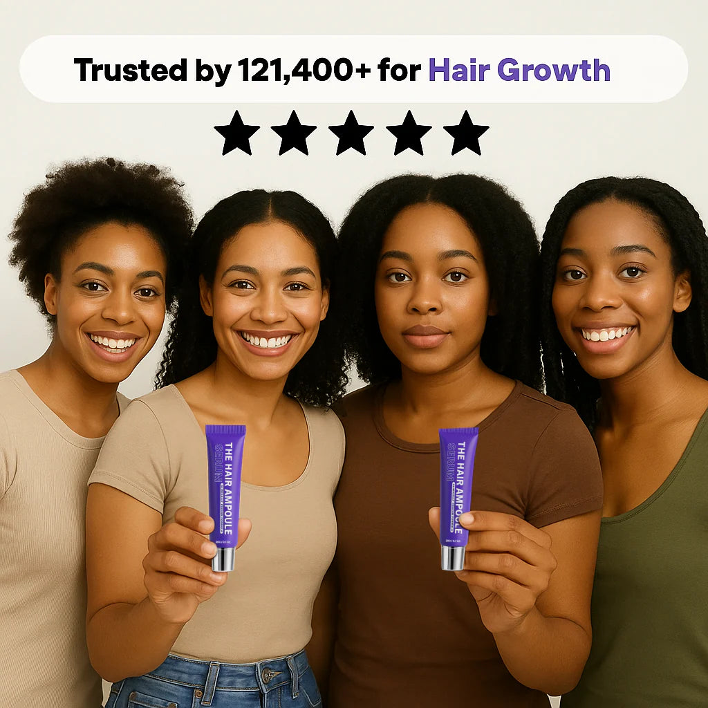 Hair Growth Ampoule Serum – Fuller Hair & Restored Confidence in 3 Weeks